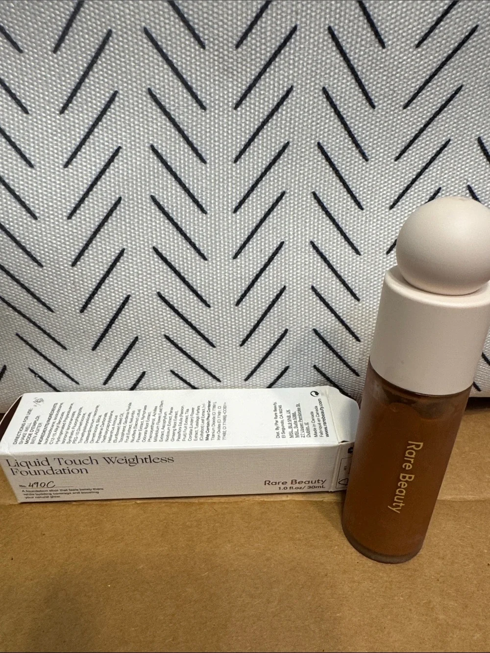 Rare Beauty Liquid Touch Weightless Foundation - Warm Brown NWB